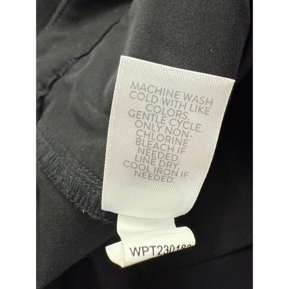 J Jill Black Chino Pants Polyester Rayon Spandex Elastic Waistband Women's 16 P - Picture 5 of 10